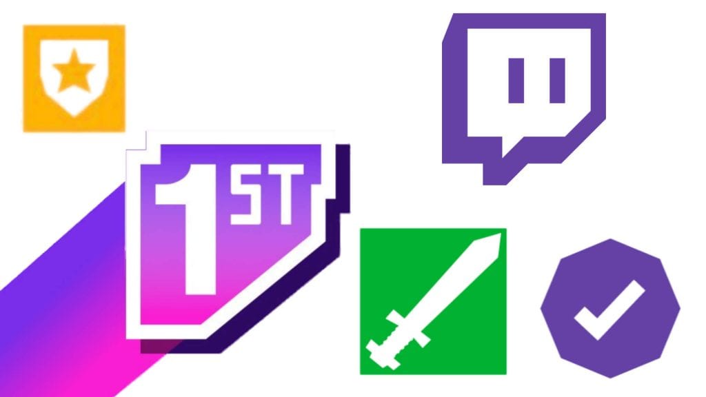 Stars Twitch Badges - Gaming Visuals