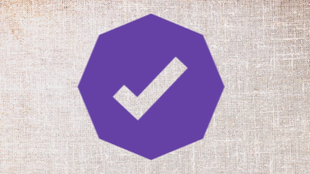 Twitch verified badge