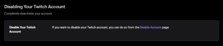 How to Delete, Disable or Reactivate Your Twitch Account - StreamScheme
