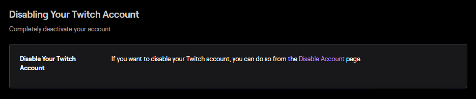 How to Delete, Disable or Reactivate Your Twitch Account
