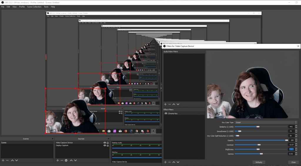 obs webcam remove background without green screen