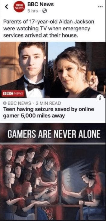 gamers are never alone