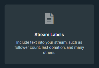 slobs obs dashboard labels