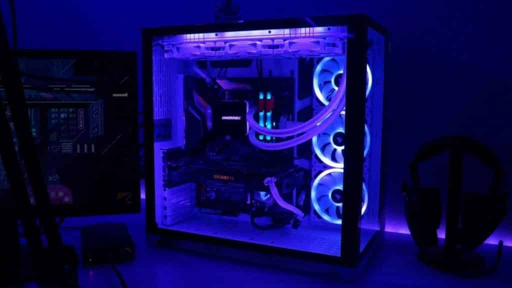 Game Computer blue