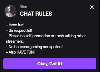 Nina Rules