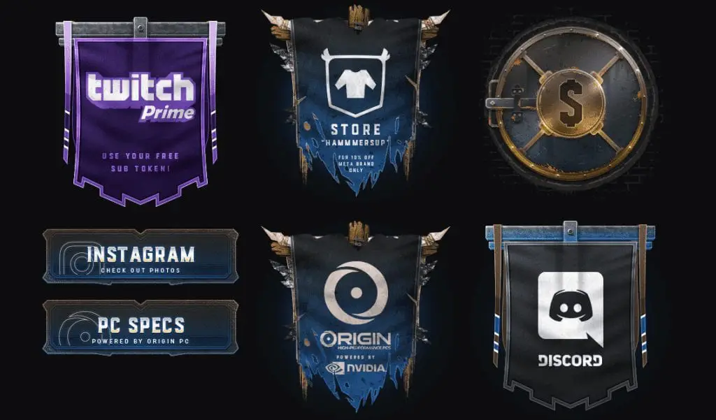 Towelliee twitch panels