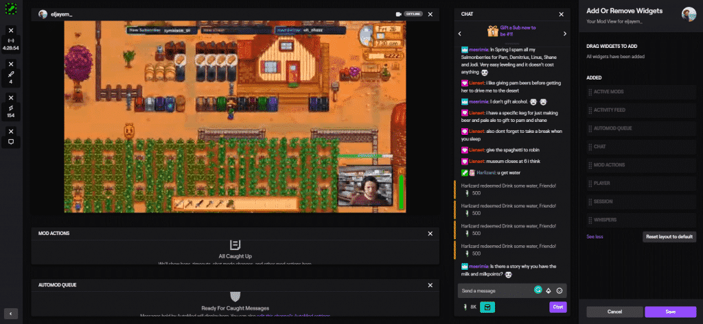 twitch mod widgets