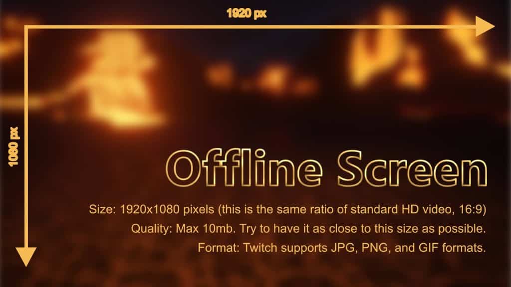 How To Make An Offline Banner For Twitch Streamscheme