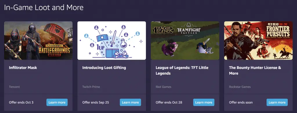 Twitch Prime Loot Image