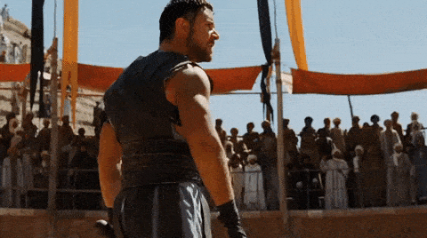 Are you not entertained? Gif