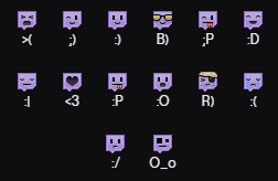 Twitch emotes 2