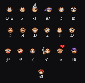 Twitch emotes 3