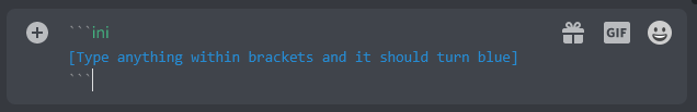 discord text blue ini