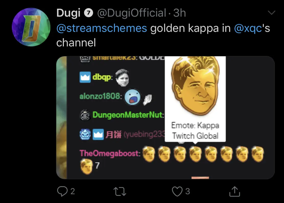 Monumentaal doen alsof Droogte How To Get The Twitch Golden Kappa