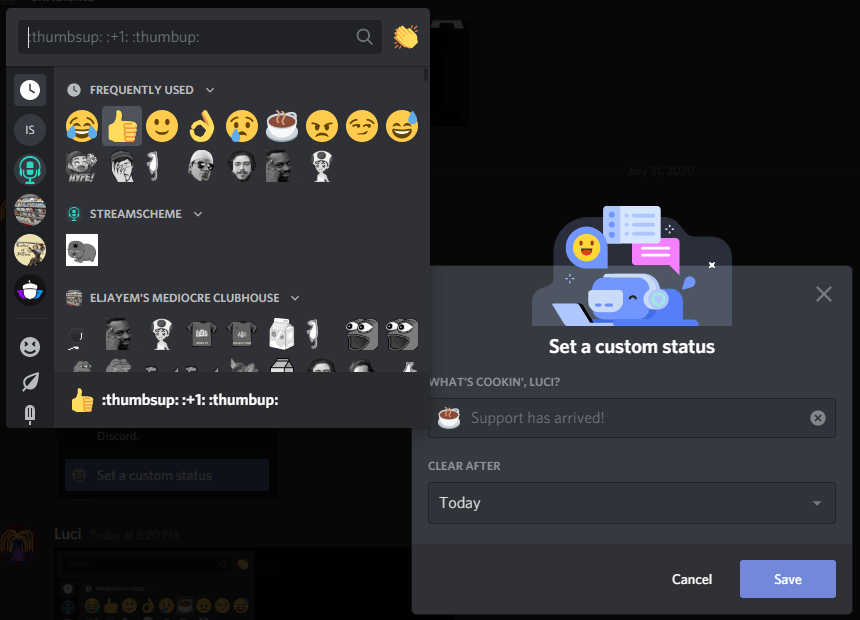 Discord status emotes 1