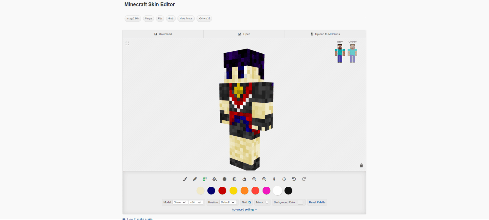 Best Minecraft Skin Editor 🥇