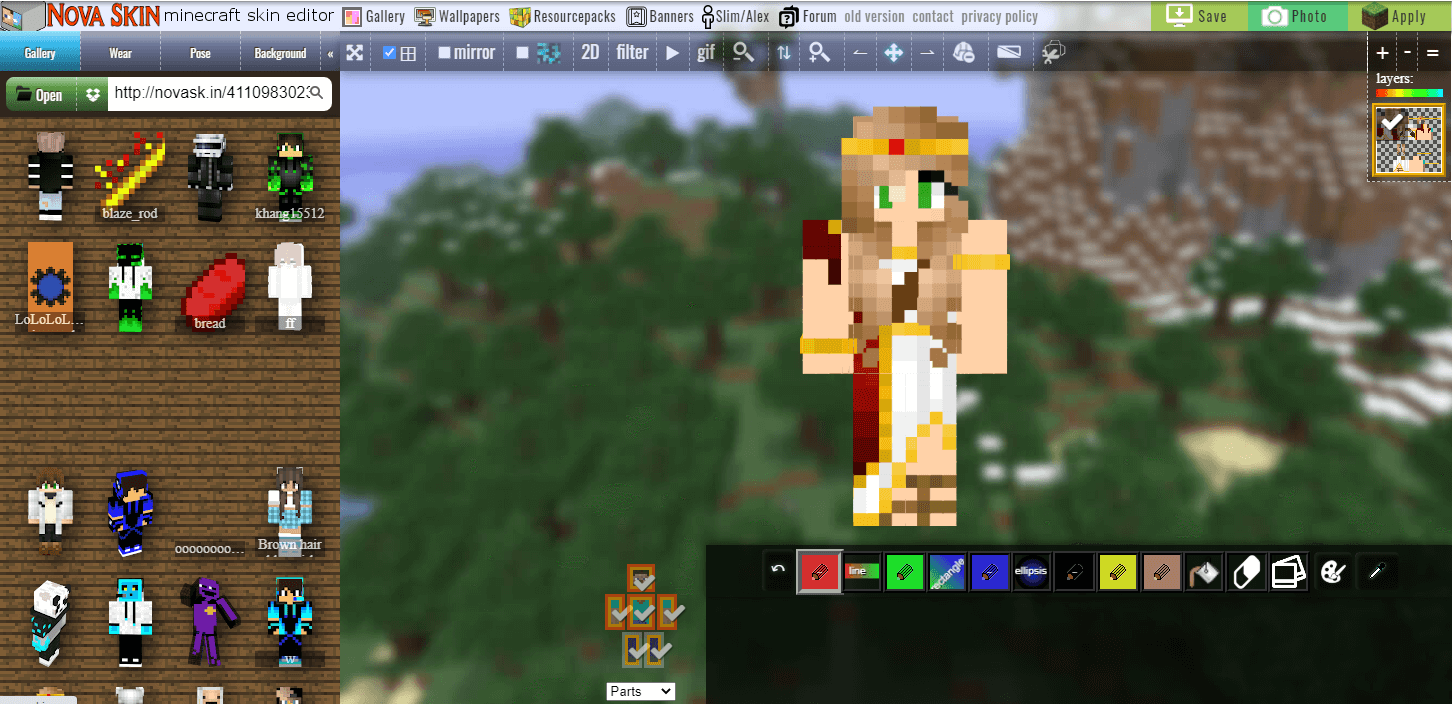 Not Able to edit skins - Skin Editor - Nova Skin