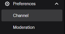 twitch preferences channel 1