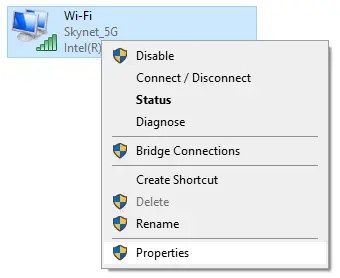 wifi properties 1