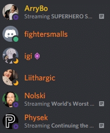 Example of Discord streamer mode