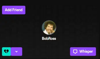 bob ross twitch follow