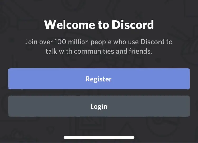 welcome discord mobile