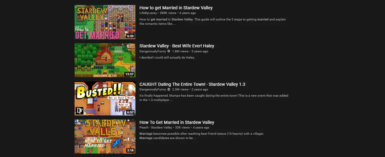 youtube stardew valley marry