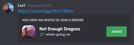 Discord invite