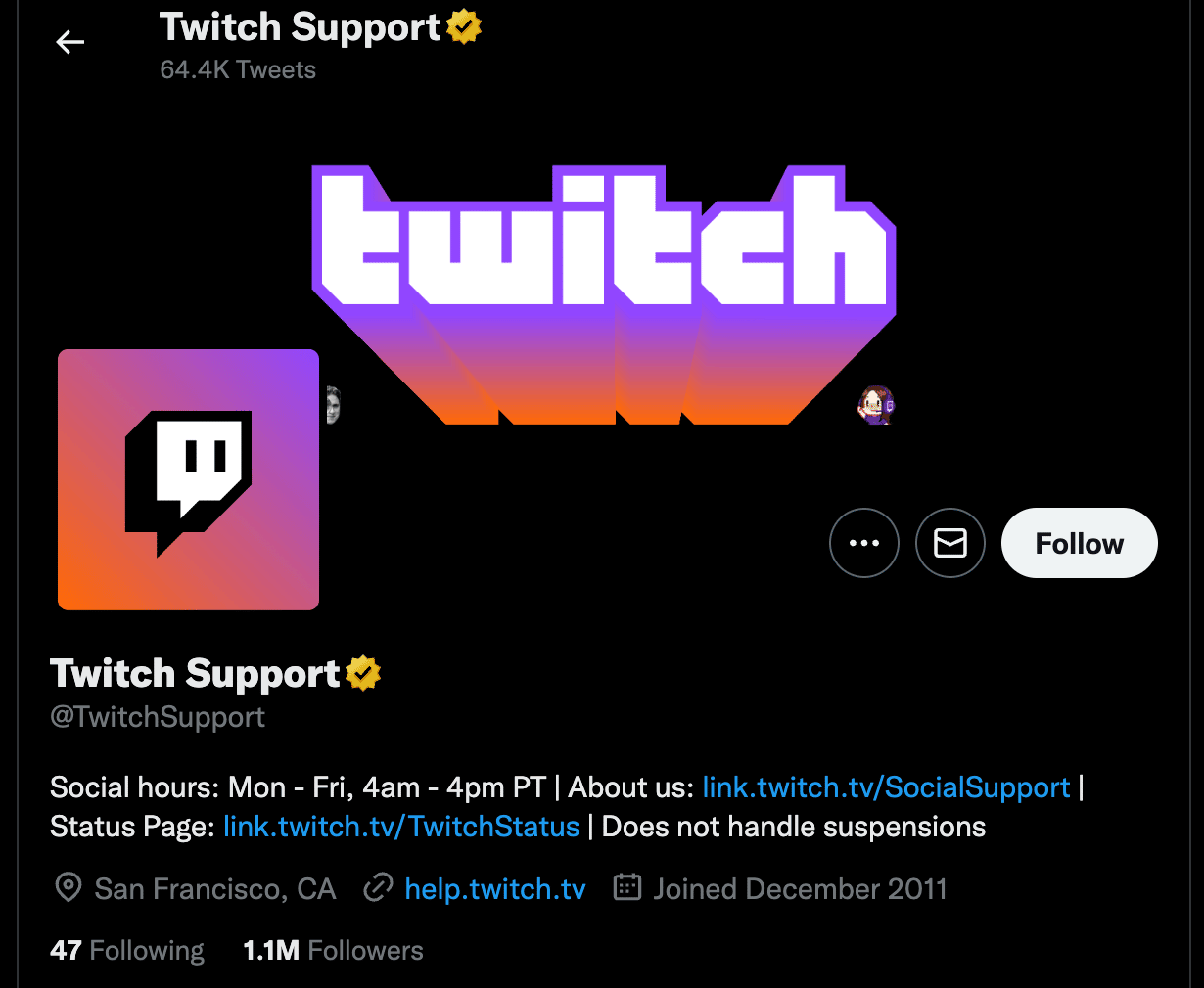 Twitch twitter