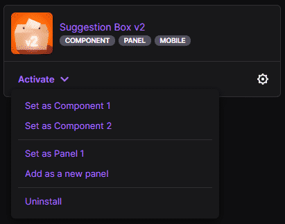 suggestion box config