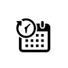 weekly schedule icon