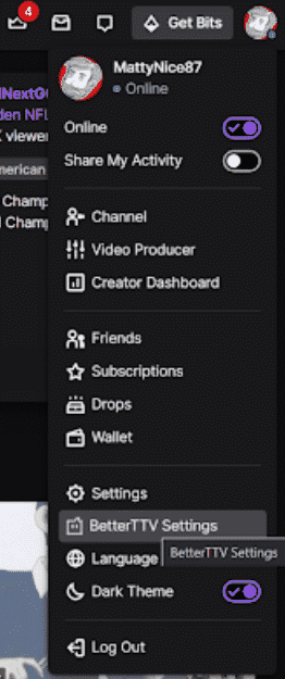 betterbttv twtich settings