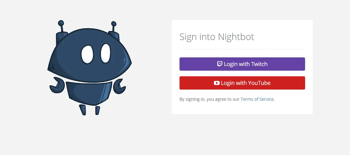 sign into nightbot