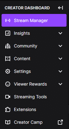 Twitch stream manager
