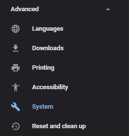 advanced system settings