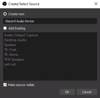 discord audio device