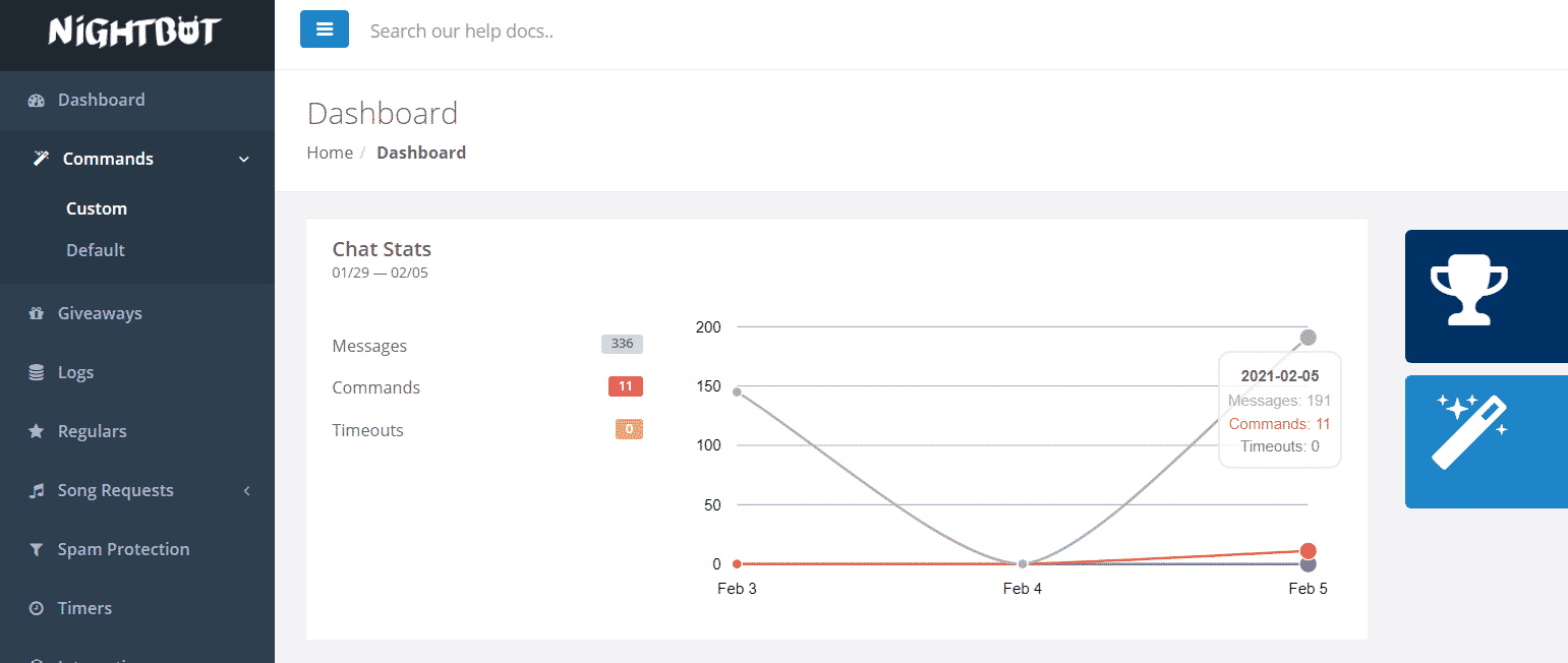 nightbot dashboard