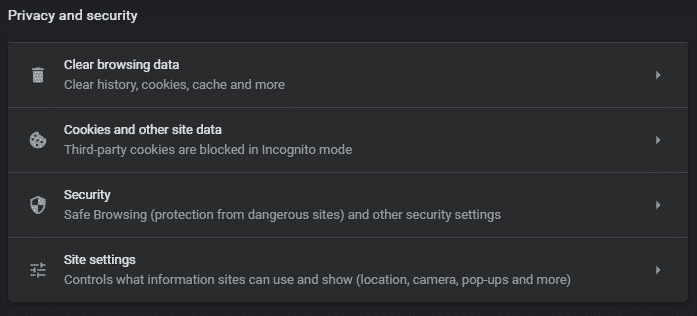 privacy and security