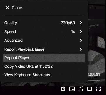twitch popout player