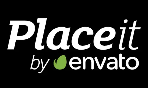 logotipo de placeit negro