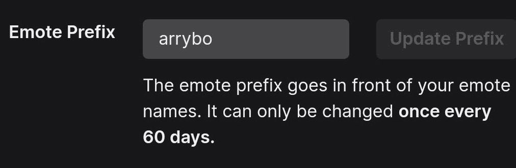 emote prefix arrybo