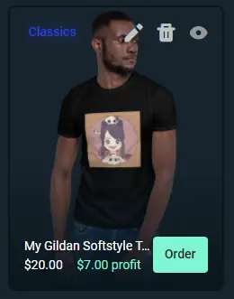 streamlabs merch store product edit