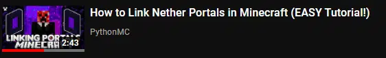 how to link nether portals title