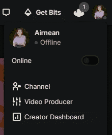 sarah twitch menu