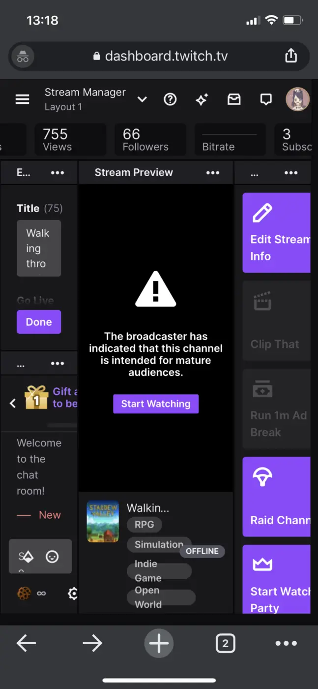 stream manager twitch