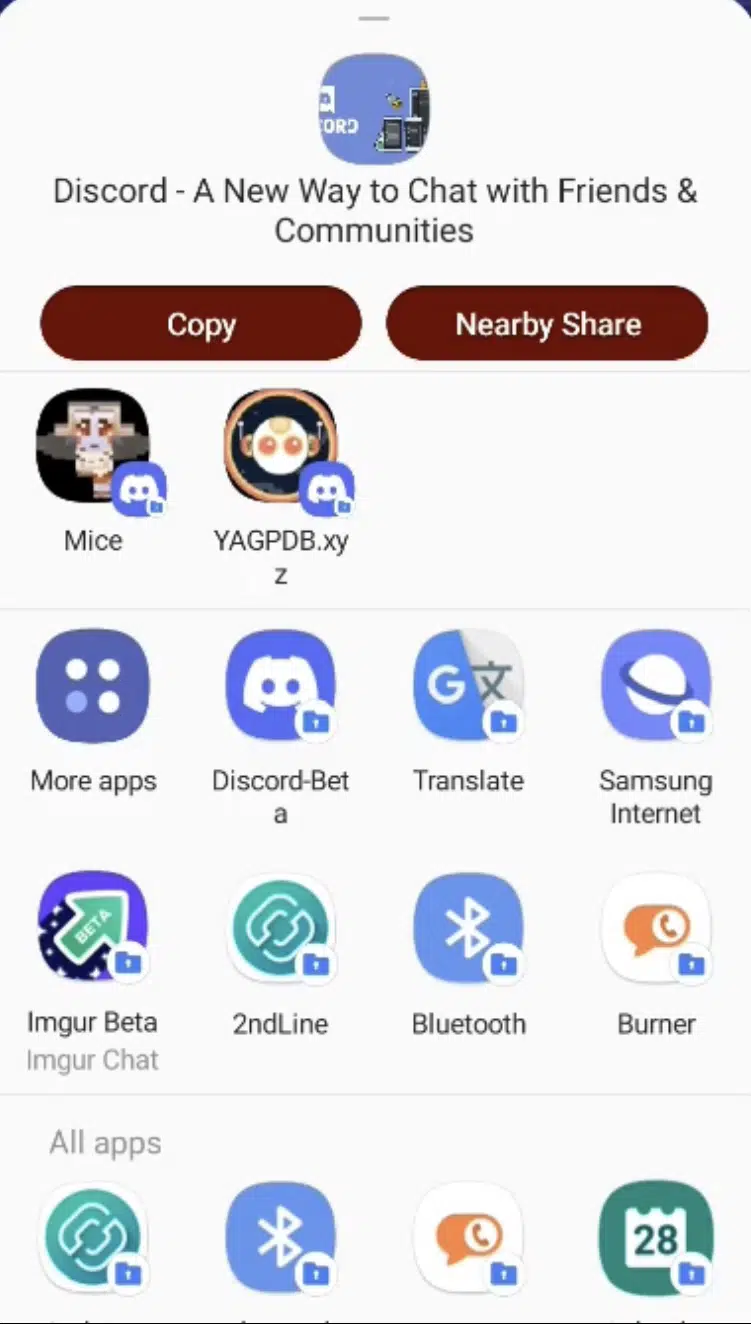 SHare Android Discord