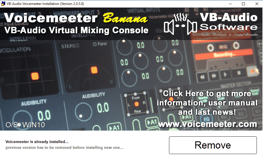 How To Uninstall Voicemeeter StreamScheme