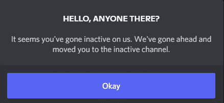 AFK Channel Popup