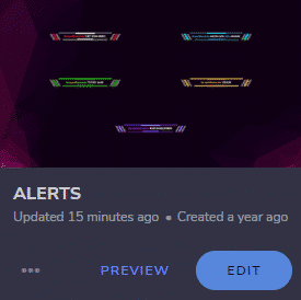 Alerts Edit