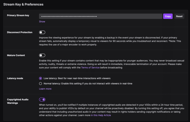  what is low latency twitch streamscheme